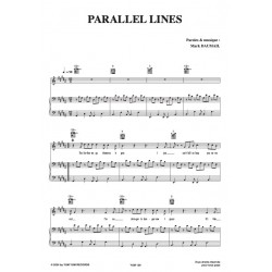 Sheet music PARALLEL LINES COCOON pdf