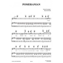 Sheet music POMERANIAN COCOON pdf