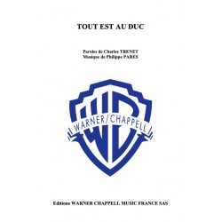 Partition TOUT EST AU DUC Charles TRENET pdf