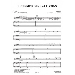Sheet music LE TEMPS DES TACHYONS  GRAND CORPS MALADE pdf