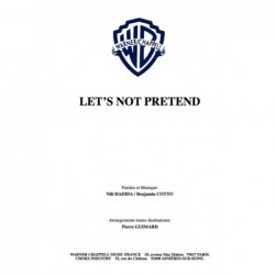 Partition PDF LET'S NOT PRETEND LILLY WOOD AND THE PRICK