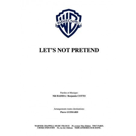 LET'S NOT PRETEND