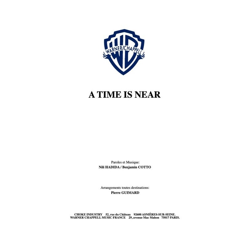Partition PDF A TIME IS NEAR LILLY WOOD AND THE PRICK