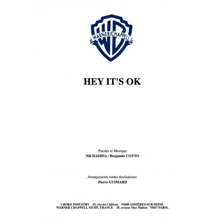 HEY IT'S OK