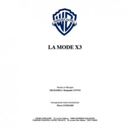 Partition PDF LA MODE X3 LILLY WOOD AND THE PRICK