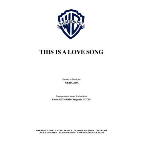 THIS IS A LOVE SONG