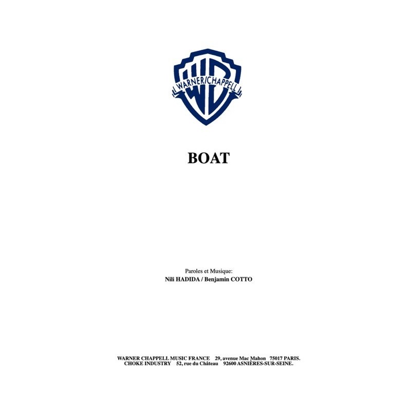 Partition PDF BOAT LILLY WOOD AND THE PRICK