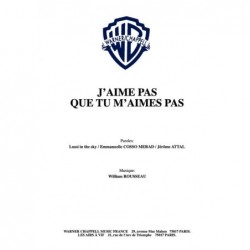 Partition PDF J'AIME PAS QUE TU M'AIMES PAS LUSSI IN THE SKY