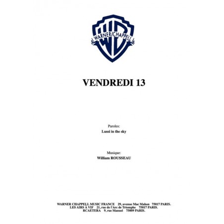 VENDREDI 13