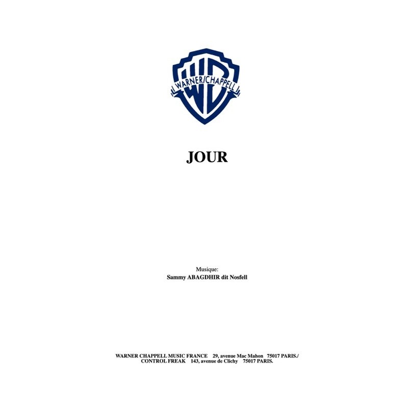 Partition PDF JOUR NOSFELL