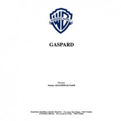 Partition PDF GASPARD NOSFELL