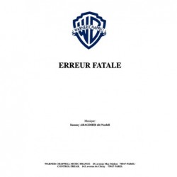 Partition PDF ERREUR FATALE NOSFELL