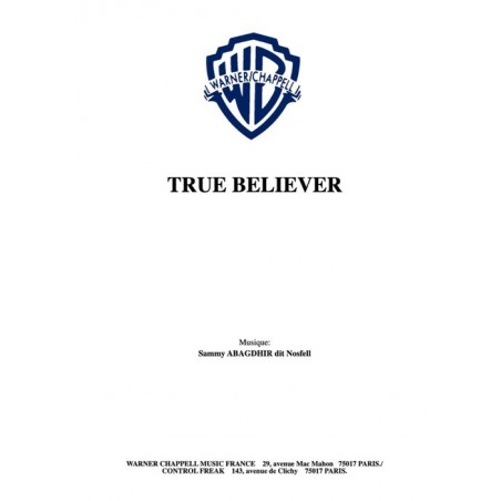 TRUE BELIEVER