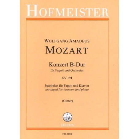 KONZERT B-DUR KV 191