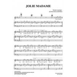 Partition JOLIE MADAME Joé Dwèt FILÉ RONISIA pdf