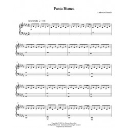 Sheet music PUNTA BIANCA Ludovico Einaudi