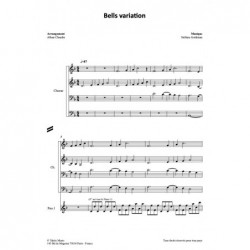 Partition PDF BELLS VARIATION Alban CLAUDIN