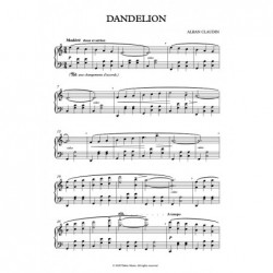 Partition PDF DANDELION Alban CLAUDIN