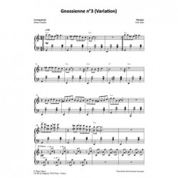 Partition PDF GNOSSIENNE N°3 (VARIATION) Alban CLAUDIN