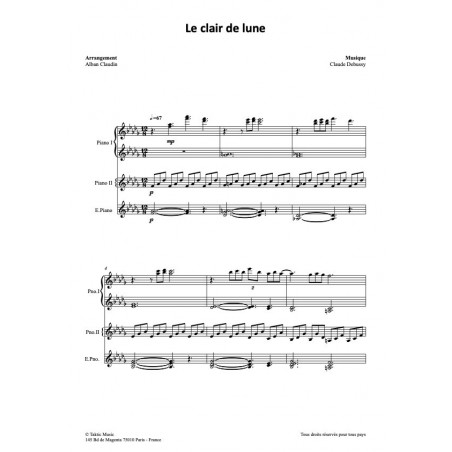 LE CLAIR DE LUNE