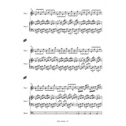 Sheet music PDF BELLS VARIATION Alban CLAUDIN