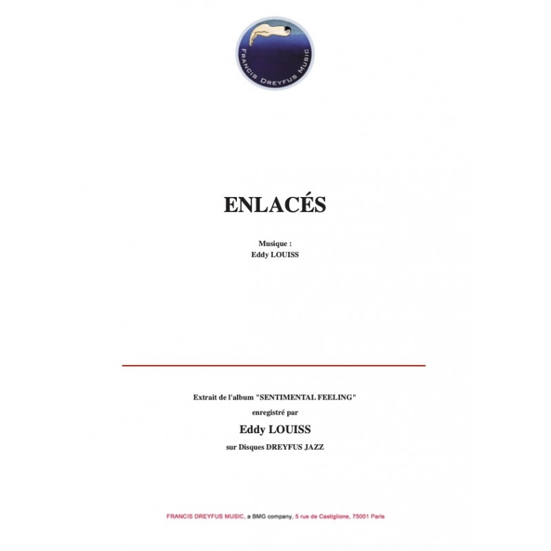 Sheet music ENLACÉS Eddy LOUISS pdf