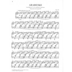 Sheet music ARABESQUE C MAJOR OP.18 Robert Schumann