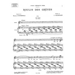 Sheet music ROULIS DES GRÈVES N°1 (VOIX ÉLEVÉES) Cécile CHAMINADE