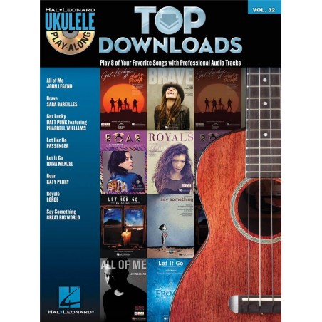 UKULELE PLAY-ALONG VOLUME 32 TOP DOWNLOADS (+CD)