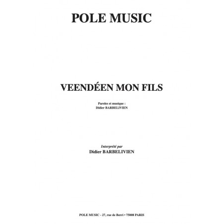 VENDÉEN MON FILS