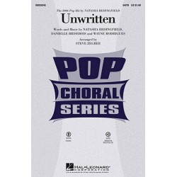 Partition UNWRITTEN (SATB) Natasha Bedingfield