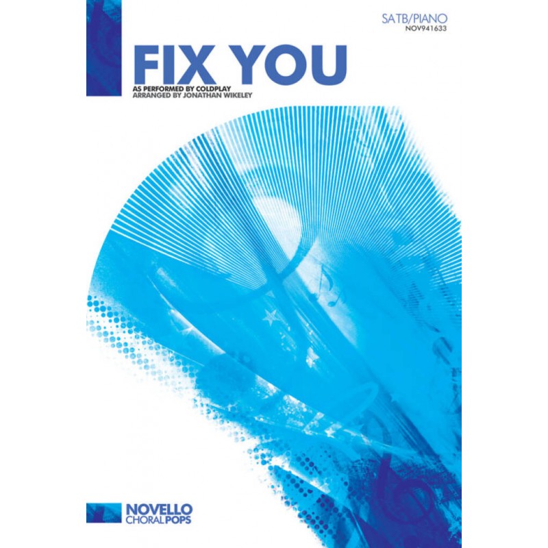 Partition FIX YOU (SATB) Coldplay