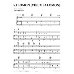 Partition SALOMON (VIEUX SALOMON) Francis Lemarque pdf