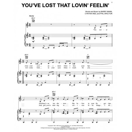YOU'VE LOST THAT LOVIN' FEELIN'