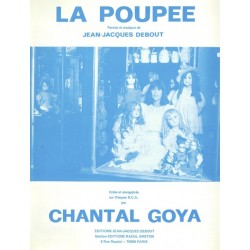 Sheet music LA POUPÉE Chantal GOYA
