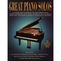 GREAT PIANO SOLOS THE CLASSICAL CHILLOUT BOOK
