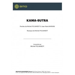 Sheet music KAMA SUTRA Michel Polnareff pdf