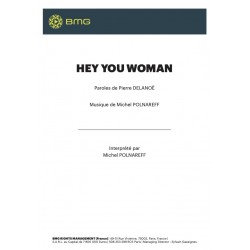 Sheet music HEY YOU WOMAN Michel Polnareff pdf