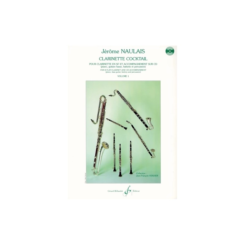 CLARINETTE COCKTAIL VOLUME 1 (+CD) Jérôme NAULAIS