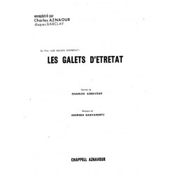 Partition LES GALETS D'ETRETAT Charles AZNAVOUR PDF