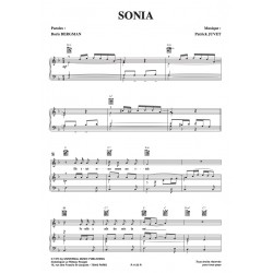 Sheet music SONIA Patrick Juvet pdf