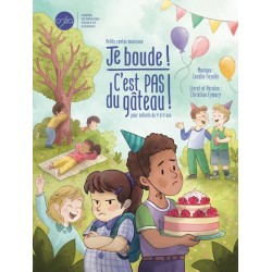 recueil choeur enfant  JE BOUDE C'EST PAS DU GÂTEAU Le CREA d'Aulnay-sous-Bois