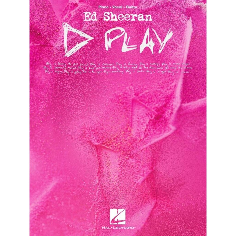 Songbook PLAY ED SHEERAN