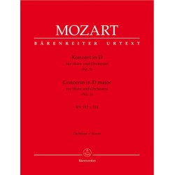 CONCERTO IN D MAJOR FOR HORN AND ORCHESTRA NO.1 Wolfgang Amadeus Mozart