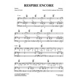 Partition RESPIRE ENCORE Clara LUCIANI pdf