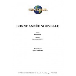 Partition BONNE ANNÉE NOUVELLE Sylvie Vartan pdf