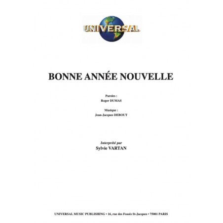BONNE ANNÉE NOUVELLE