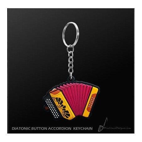 PORTE-CLÉS ACCORDÉON DIATONIQUE