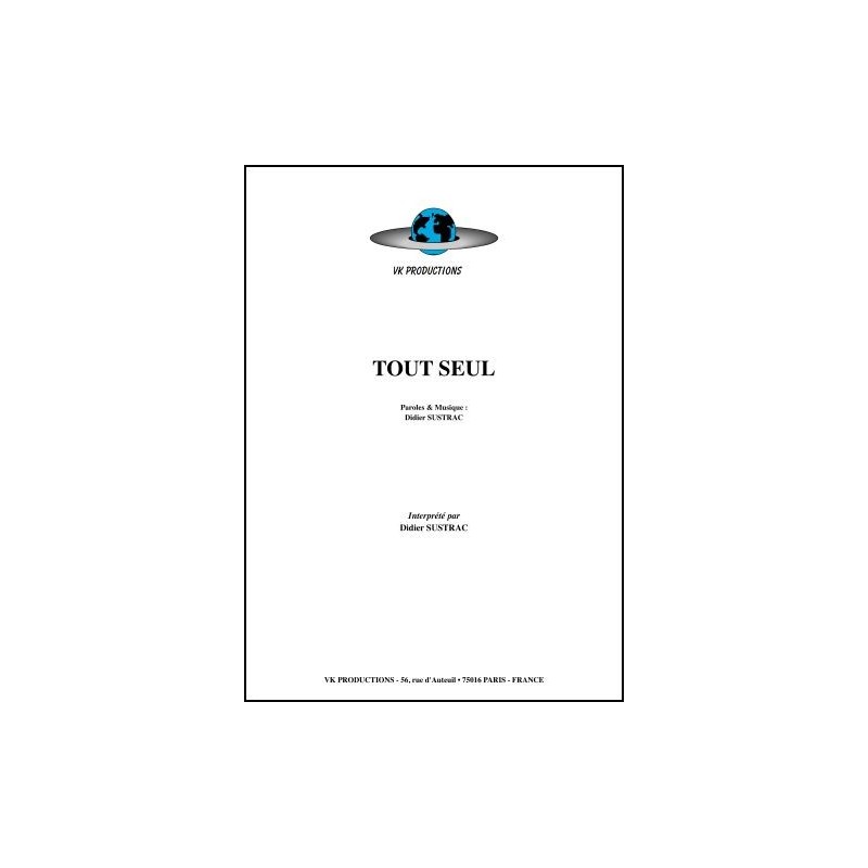 Partition TOUT SEUL Didier SUSTRAC