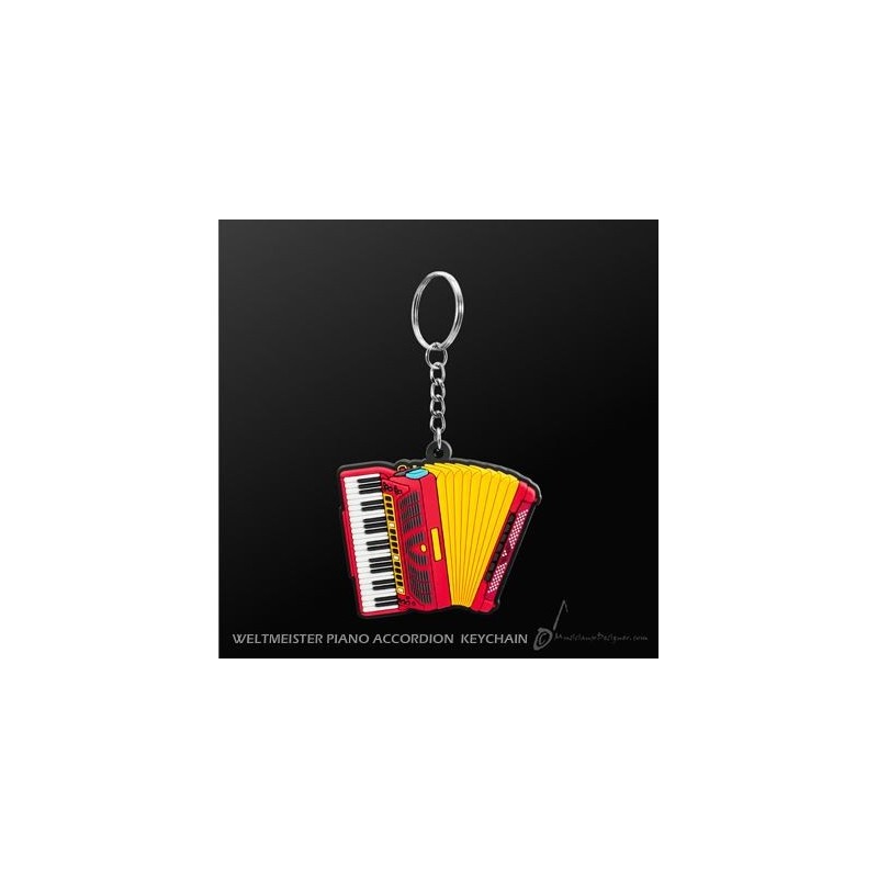 PORTE-CLÉS ACCORDÉON TOUCHES PIANO